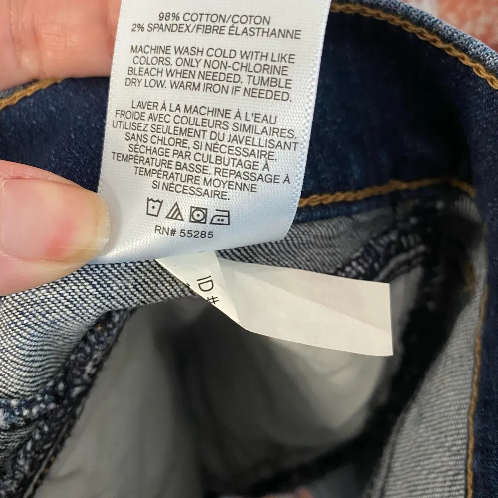 Express Shortie Vintage Super High Rise Western Denim Jean Shorts 12 Cutoff - Image 7