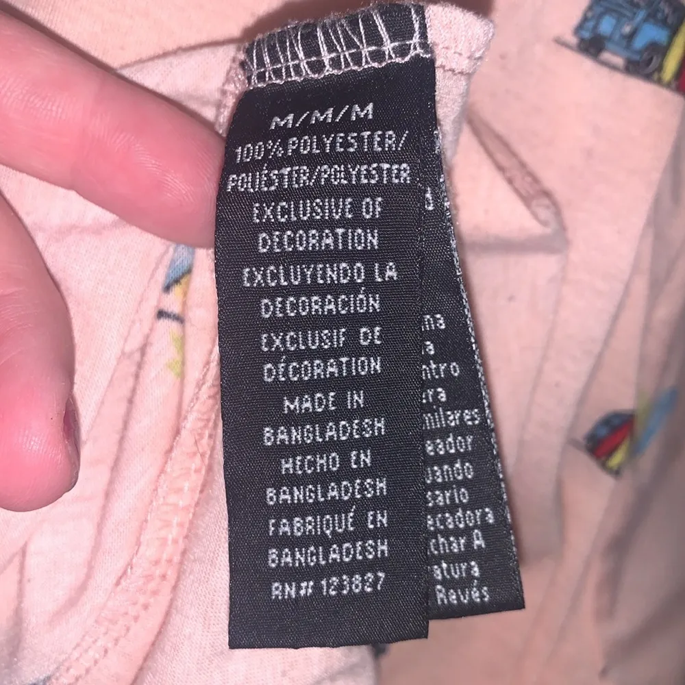 Good Vibes by Drill Clothing Hippie surfer van pink shirt sleeve top Size M - Image 7