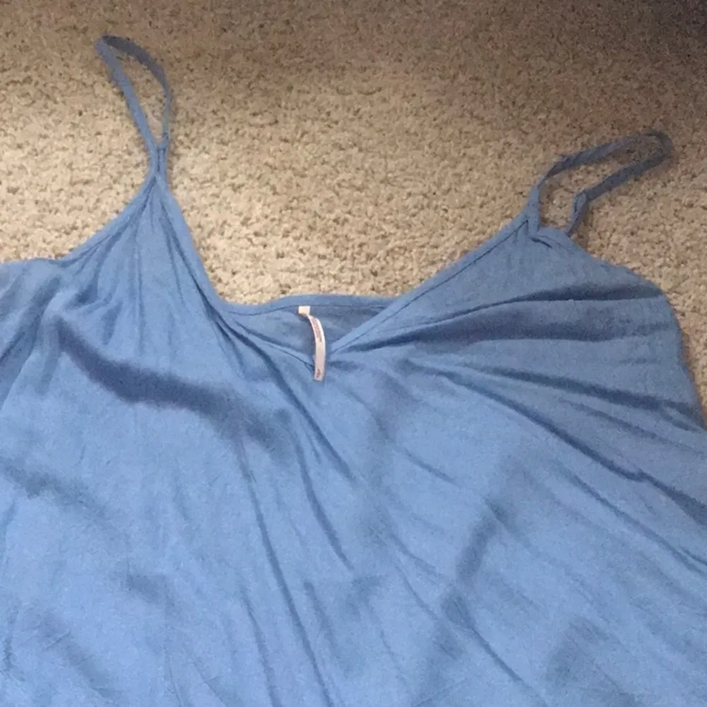 Free People Top with tank included. Embroidered blue and Black size S P - Image 5