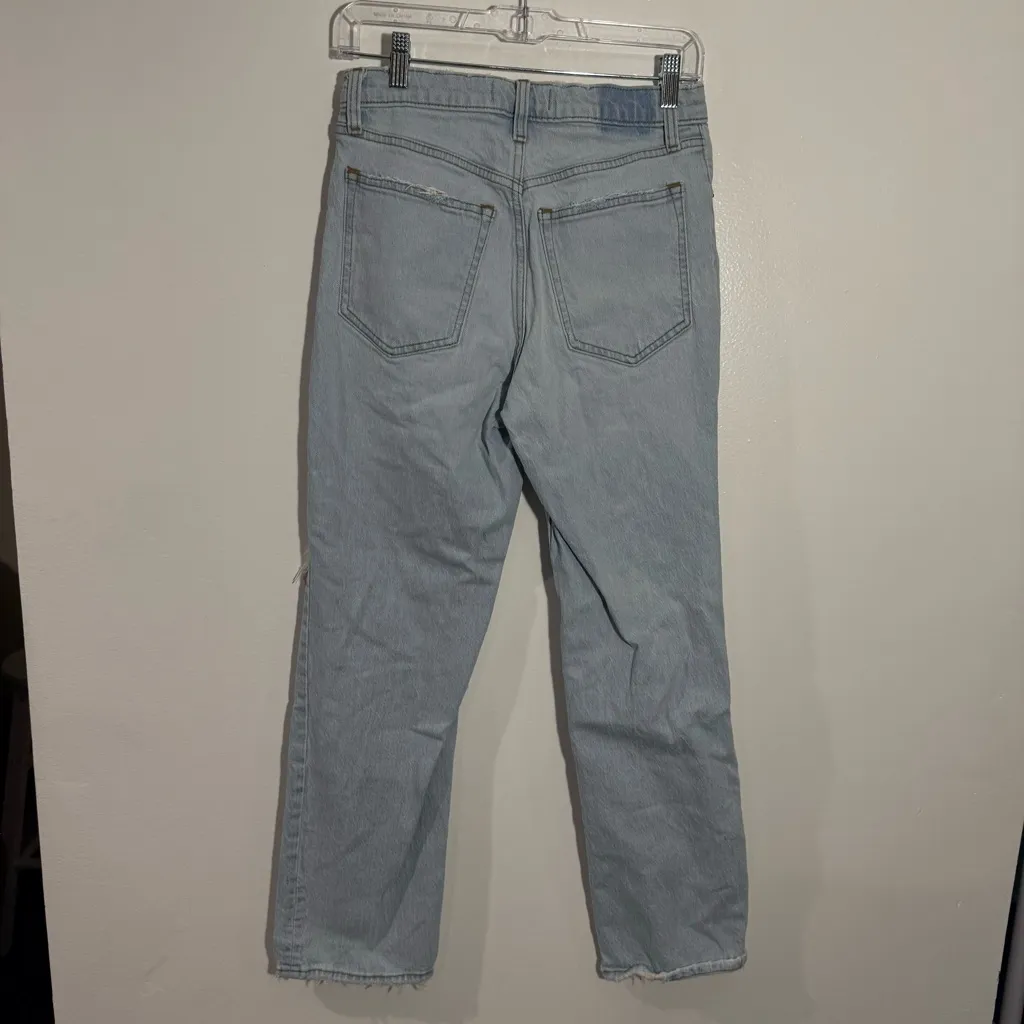 Abercrombie &‎ Fitch The 90's Straight Ultra High Rise Size 28/6 Short - Image 5