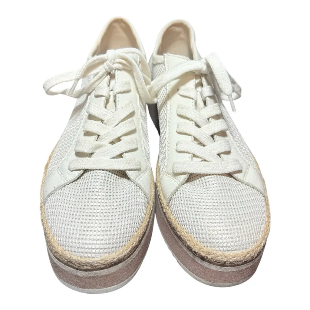 DOLCE VITA Telah White Mesh Platform Shoes Size 9 - Image 3