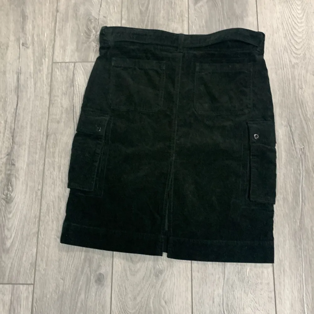 Vintage Ralph Lauren Blue Label Corduroy Skirt with Belt Size 12 - Image 3