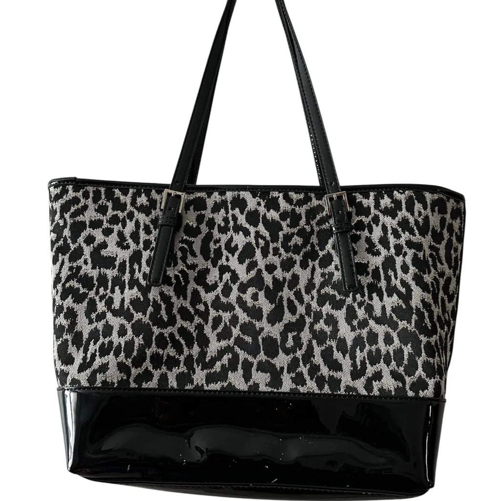 NINE WEST cheetah print tote shoulder bag - Image 3