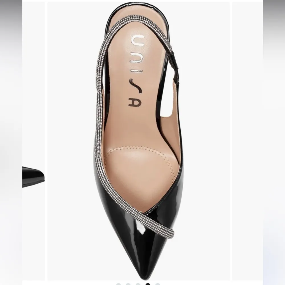 Unisa Black Slingback Pump / Stiletto - Image 3