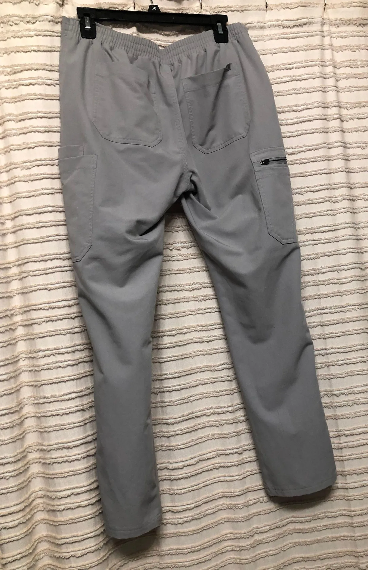 FIGS GREY PANTS WITH MAROON TIE - Image 2