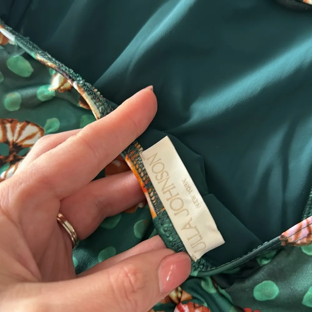 ULLA JOHNSON Giordana Maillot One-Piece Swimsuit, Veridian, Size X-Large, $350 - Image 13