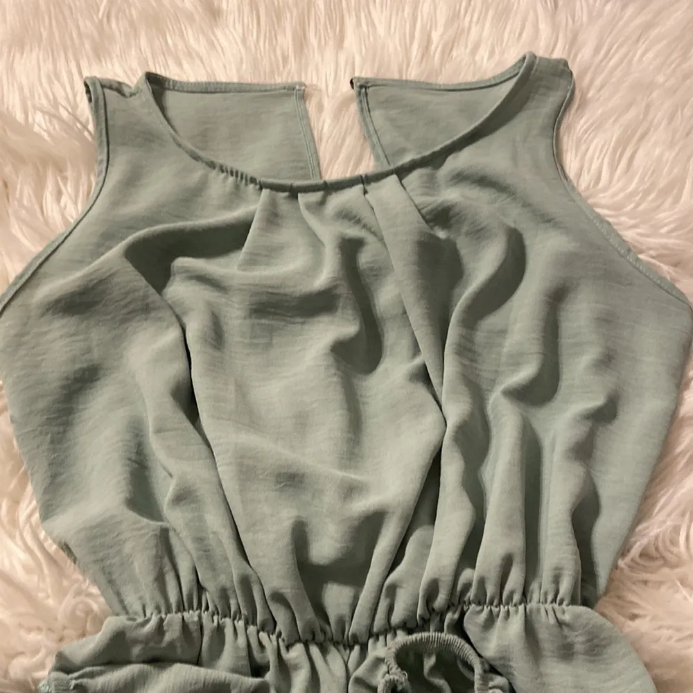Beautiful Light Green Jumper no size bust 34” and inseam 29” Made in Italy - Image 8