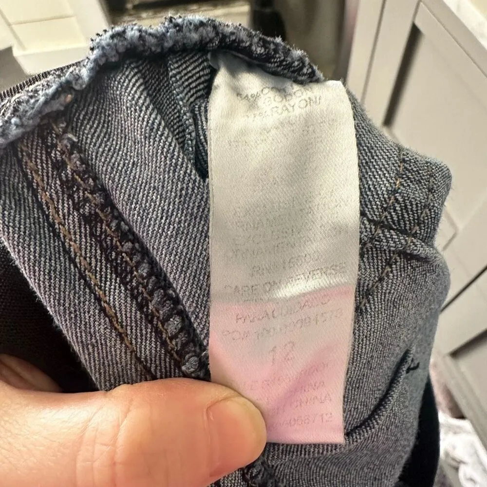 Democracy Women’s 12 Ab Solution Blue Stretch Jeans Straight - Image 5