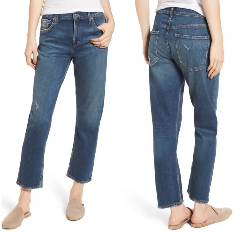 Agolde Isabel Slim Boyfriend Ankle Jeans in Sanctuary Size 26 - Image 4