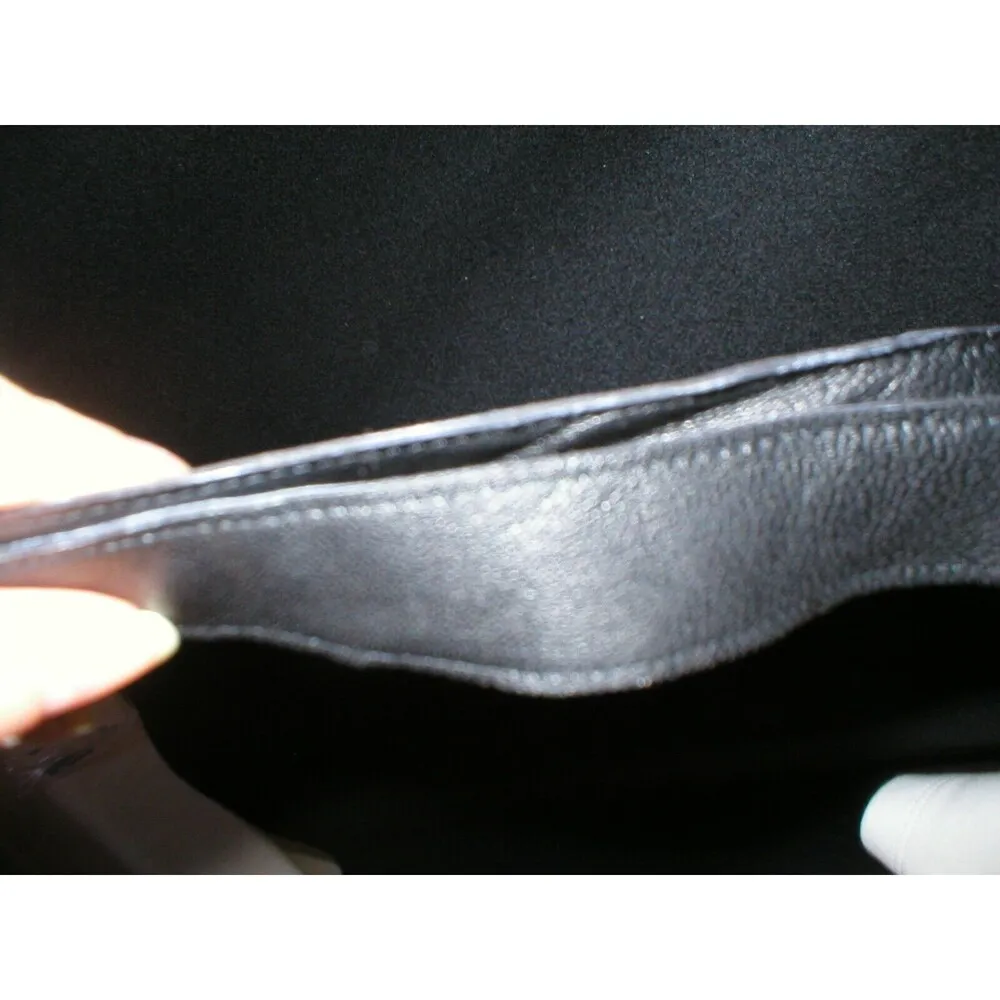 New NWT Womens Long Black Wool Skirt Designer Jill Stuart 6 Wrap Leather Belt - Image 10