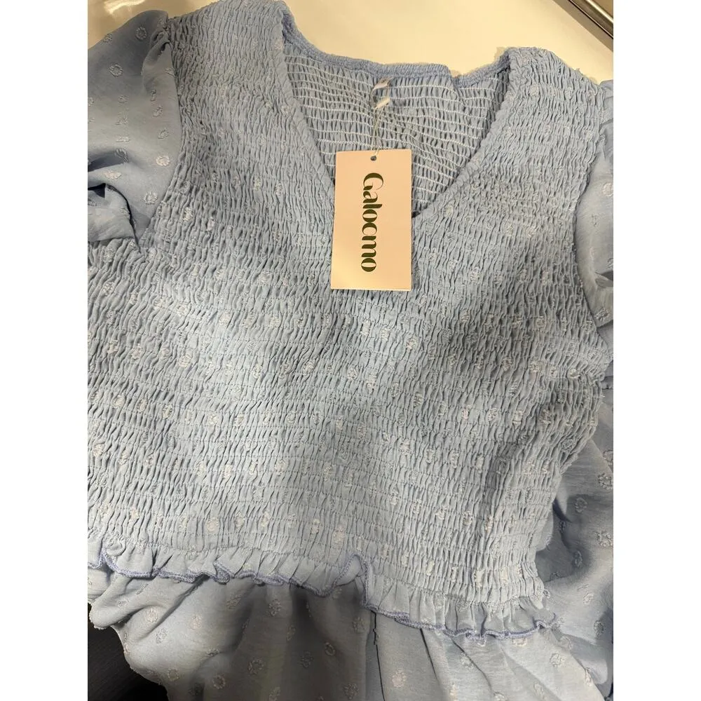 Ruffle Short Sleeve V - Image 3