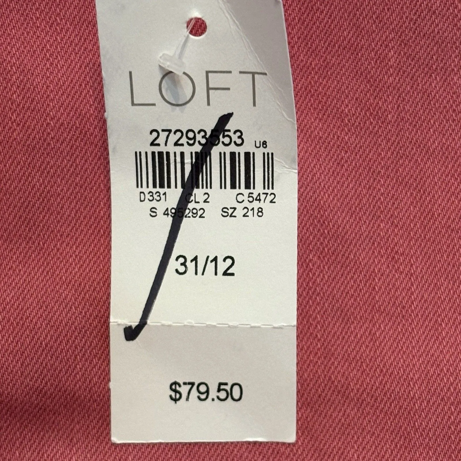 Loft Ann Taylor Modern Skinny Crop Jeans Size 12 Womens - Image 7