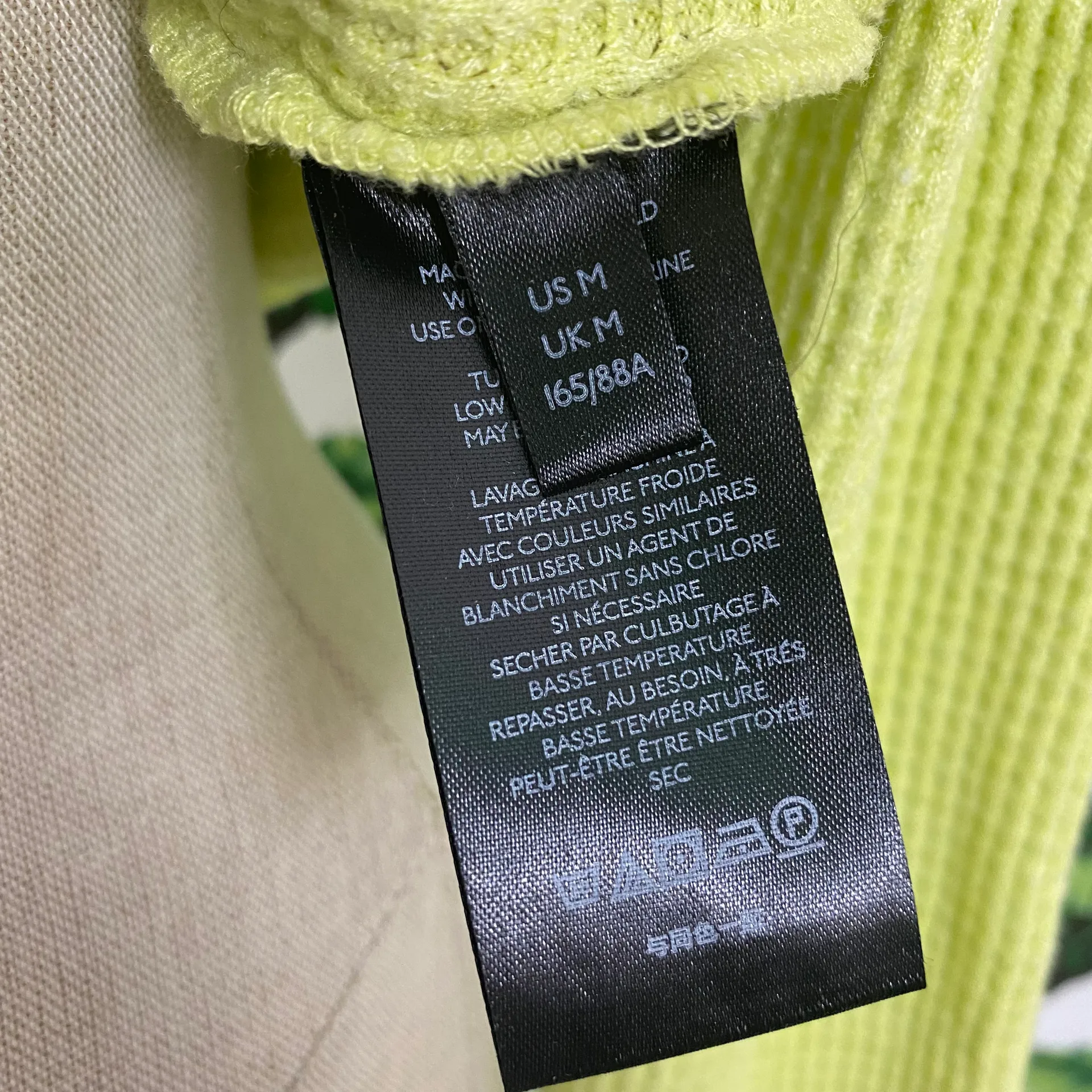 Urban Outfitters BDG Waffle Knit Half Zip High Neck Top 199 - Image 4