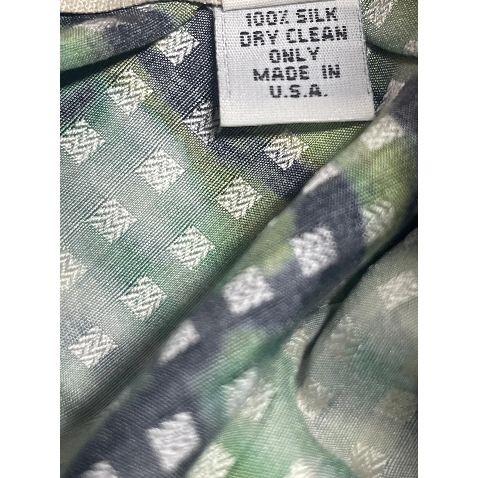 Mina Stone Green Abstract Print High Rise Knee Length Straight Pencil Skirt Sz S - Image 4