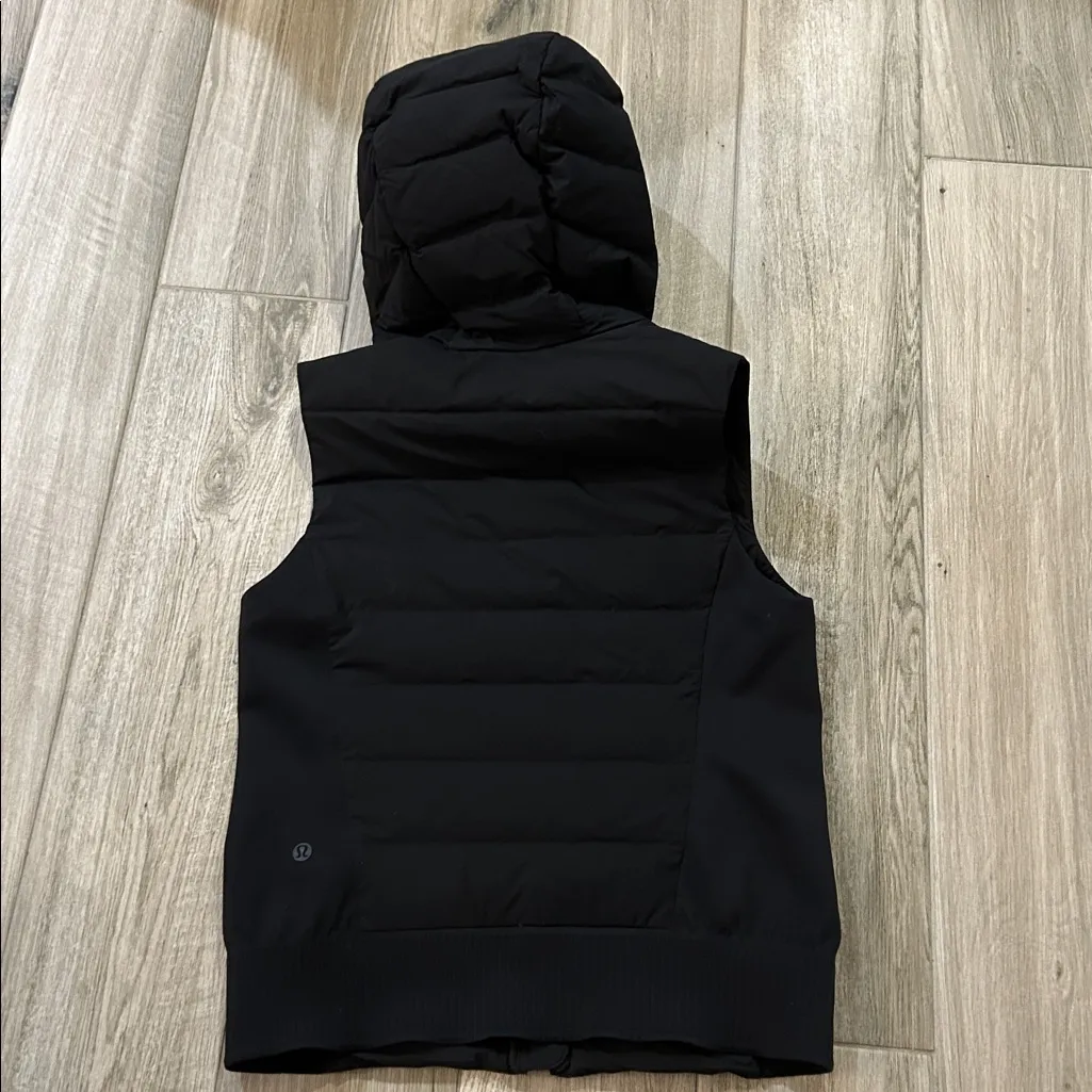 lululemon athletic Black Hooded Vest - Image 4