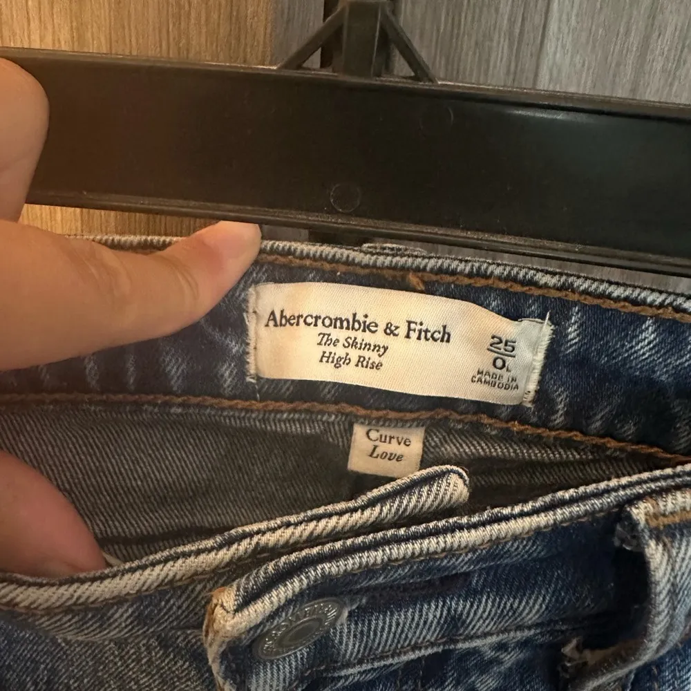 Abercrombie Curve Love Cutoff Skinny Jeans - Image 2