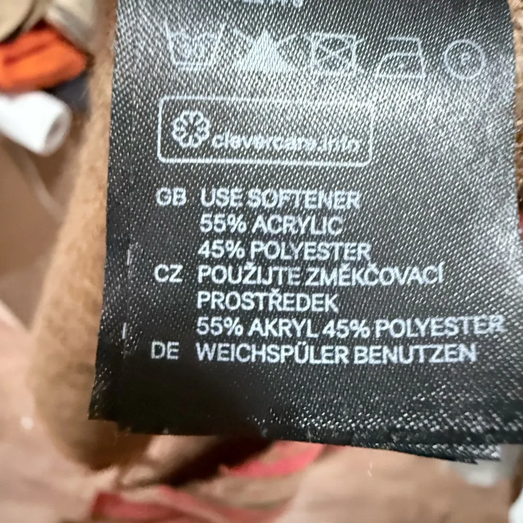 H&M Boho western Tan Women's blanket Scarf wrap OSFM - Image 4