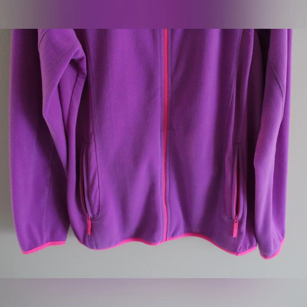 Xersion Activewear Purple Fleece Jacket - Image 4