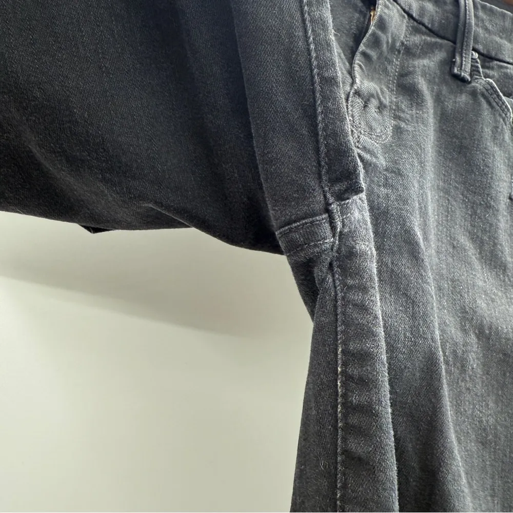 Mother Denim The Looker Ankle Fray Skinny Jeans in Guilty As Sin Sz 25 Gray Wash - Image 7