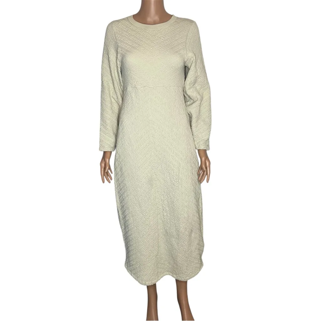 Free People Gabby Seamless Sweater Midi Dress NWT Ivory size M/L - Image 3