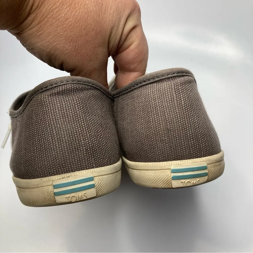 Toms‎ gray canvas sneakers size 12 - Image 4