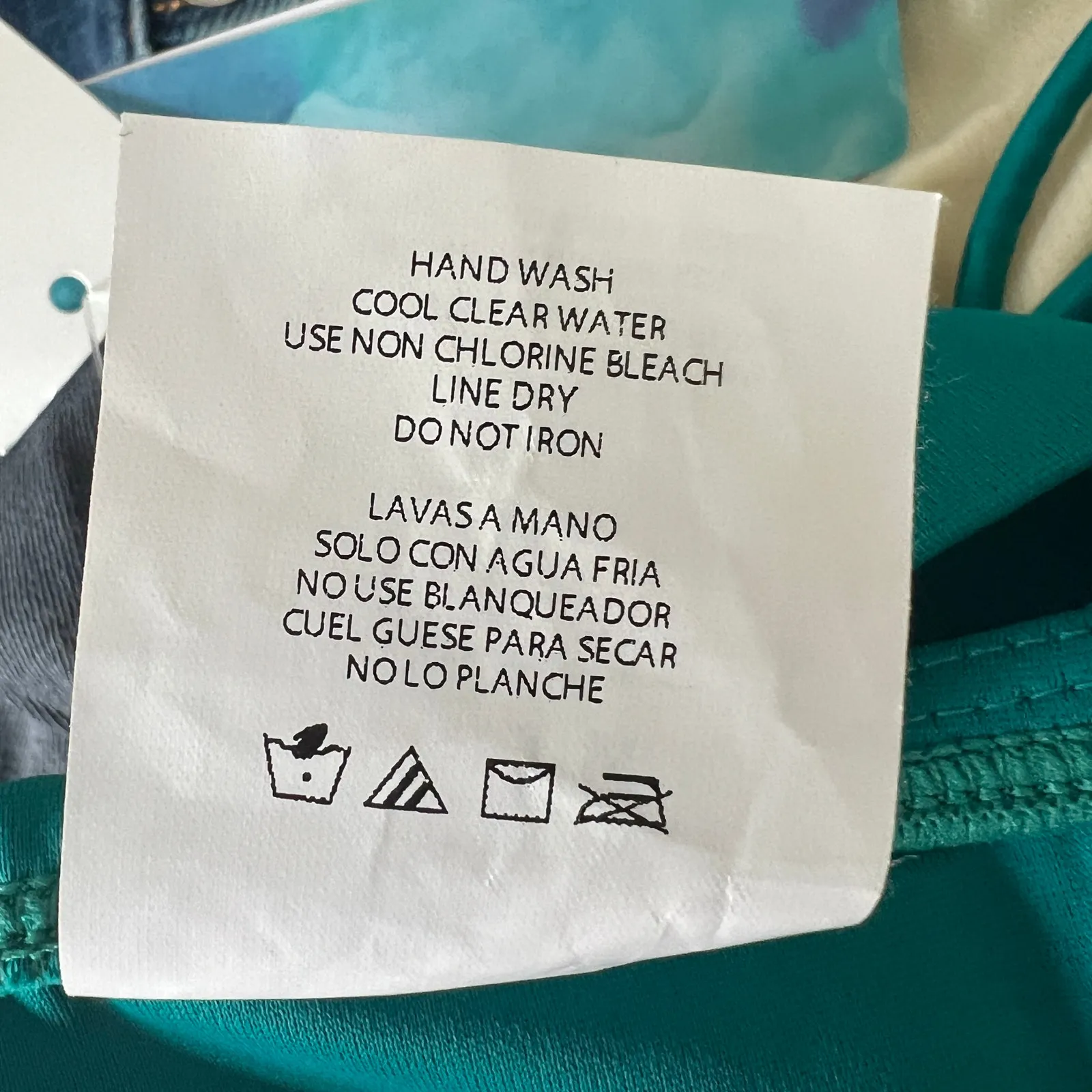 Beach Betty Women's Teal Plunge Lace - Image 3