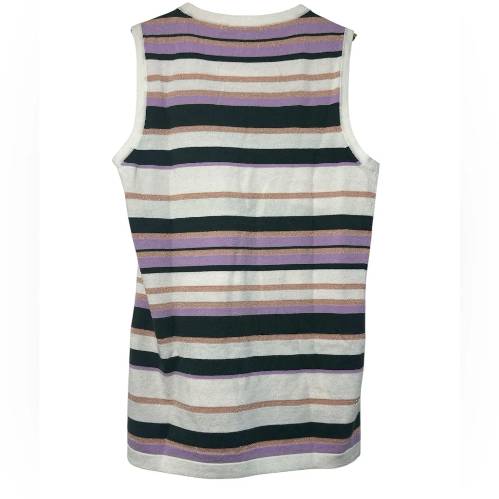 Sak’s Fifth Avenue Brand New Cotton Tank Iced Purple - Image 5