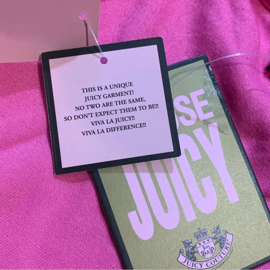 Juicy Couture Oak Gela  Parfait Amour Long Sleeve Pink Ombré Terry Hoodie Jacket - Image 8