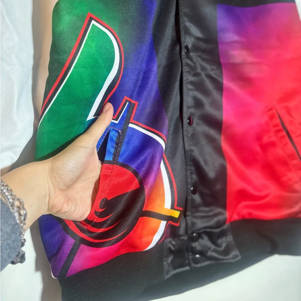 BANG REVOLUTION WORLD TOUR Bomber Jacket White Size L - Image 3