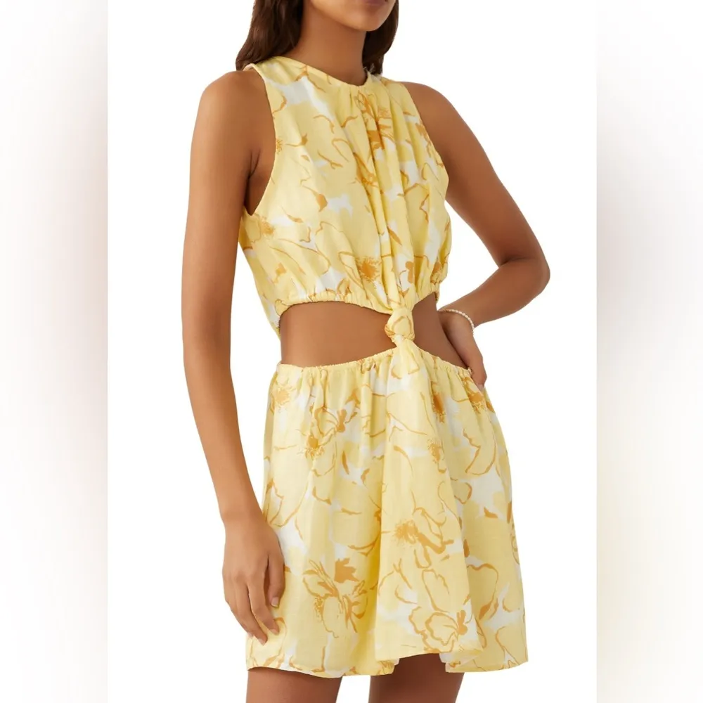 Enditha Cutout Mini Dress, Willa Floral Print, Size 2 NWT - Image 8