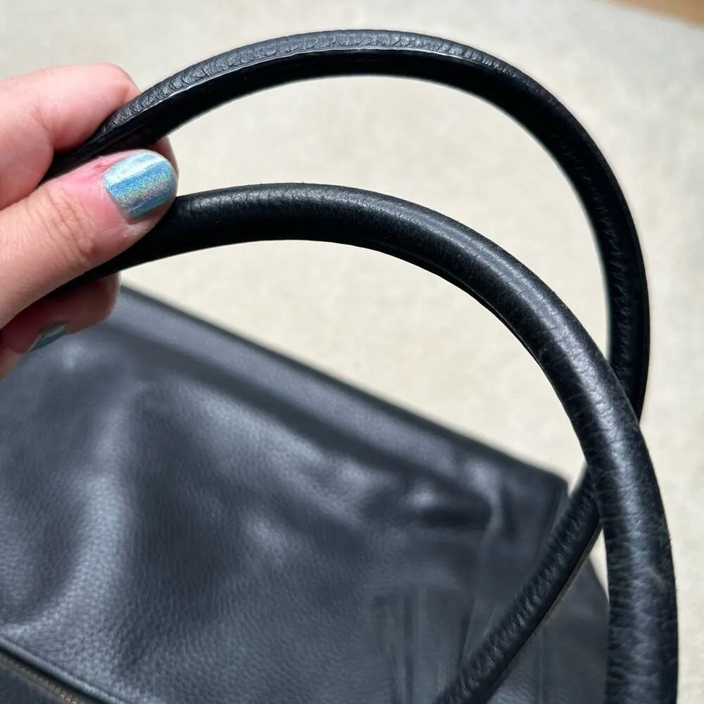 Kate Spade: Black Leather Large Tote - Image 9