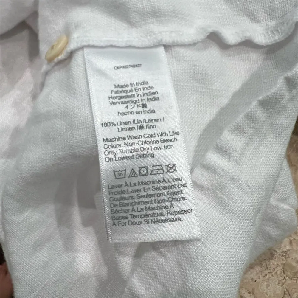 Madewell Women's Size 14 White Square-Neck Short Sleeve Mini Dress - Image 4