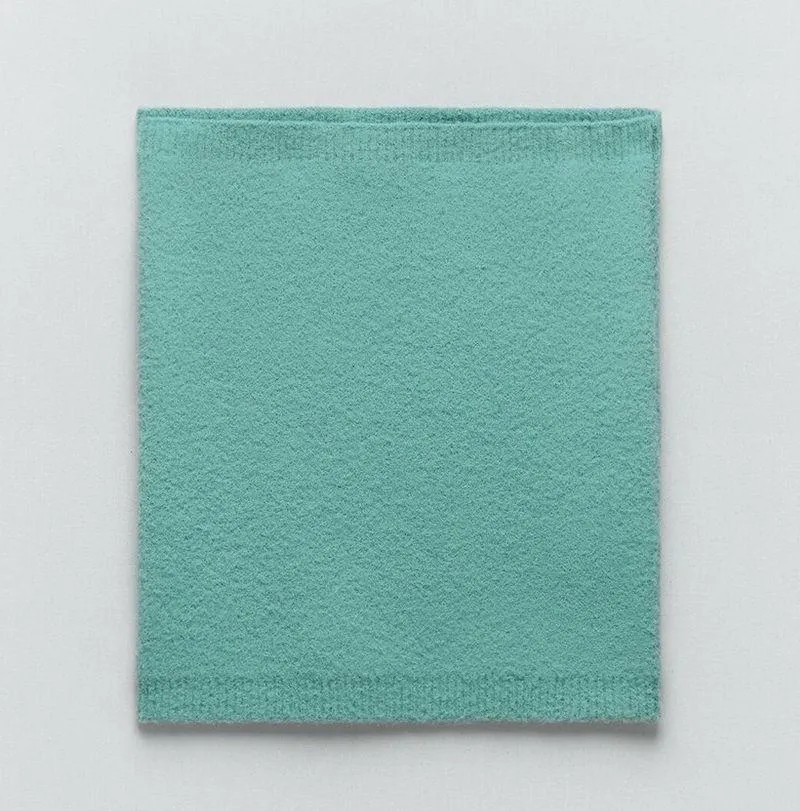 NWT Zara Knit BANDEAU & Long Crop 2 PCS Top Turquoise Small Fuzzy Bloggers Fave - Image 6