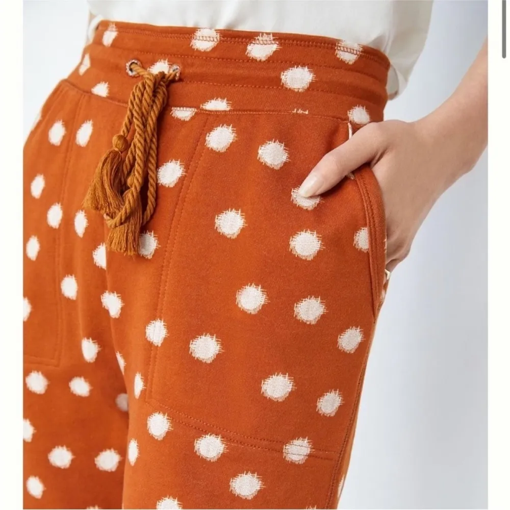 Daily practice by Anthropologie dot tassel jogger size small - Image 4