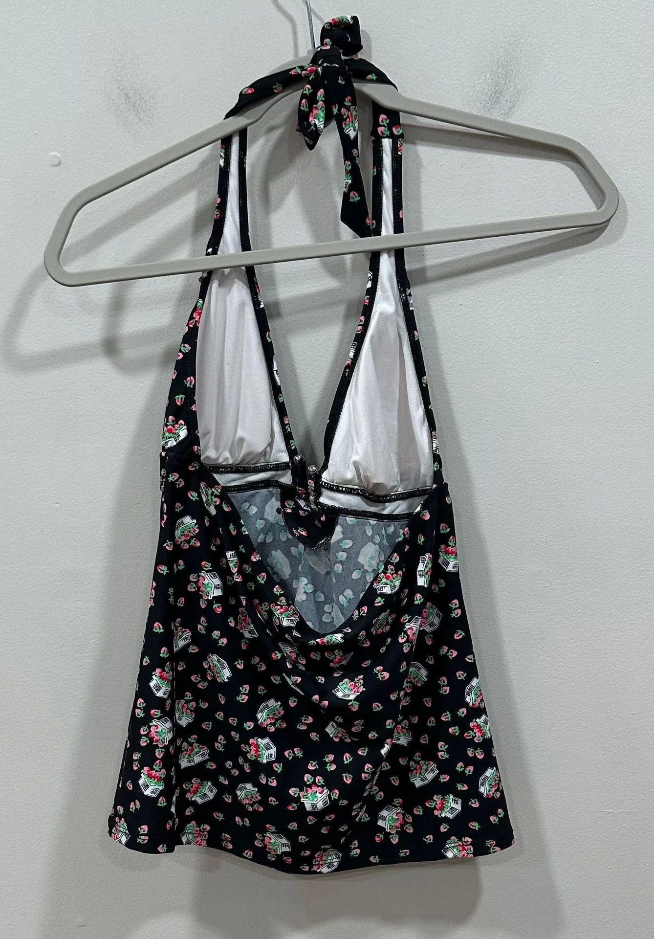 Allen B by Allen Schwartz Strawberry Swim Tankini Top Size 8 - Image 2