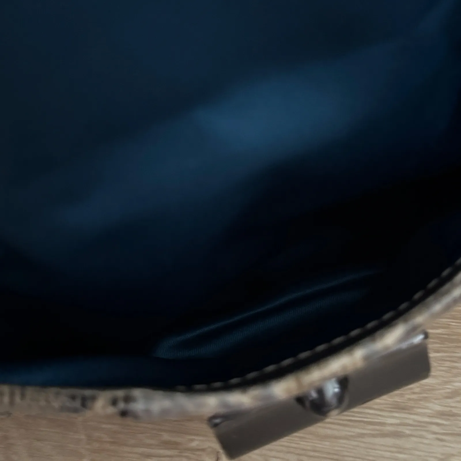 Coach  Bag Kristin Python Snakeskin Print‎ Shoulder Purse Handbag Neutral Hobo - Image 8