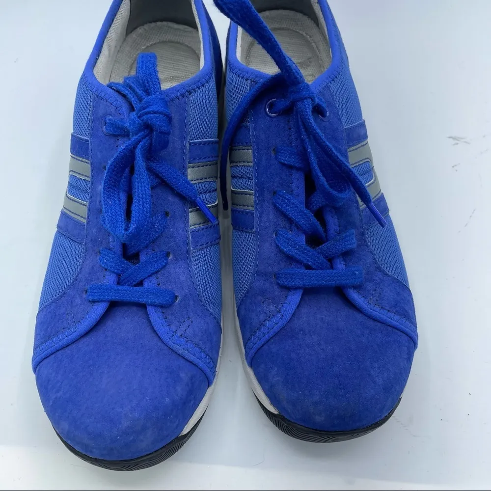 Dansko Blue Suede Heidi Lace Up Sneakers 37 - Image 2