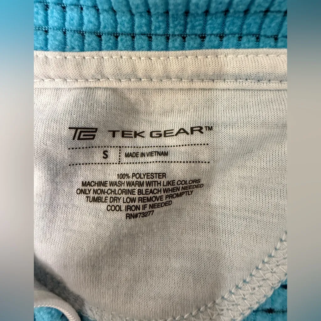 Tek Gear Turquoise Quarter-Zip Pullover - Image 5