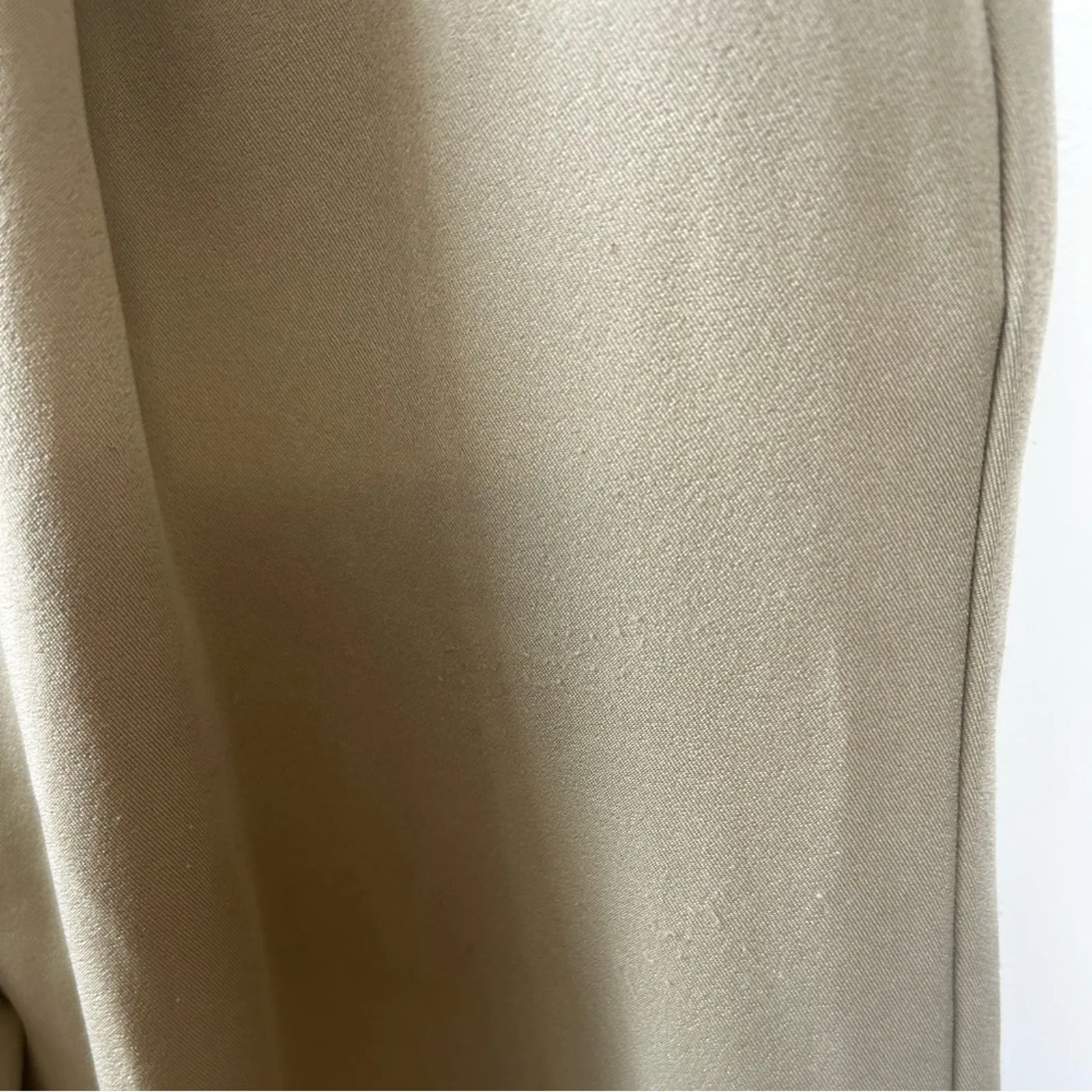 Isalis Kim Trousers in Tan High Waisted Wide Leg Size X-Small Gently Used - Image 7