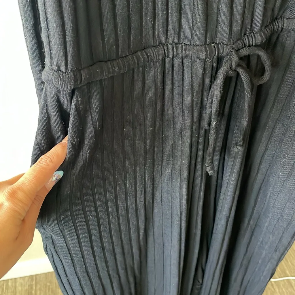 Torrid‎ Long Sleeve Hacci Jumpsuit in Black Size 1X - Image 7