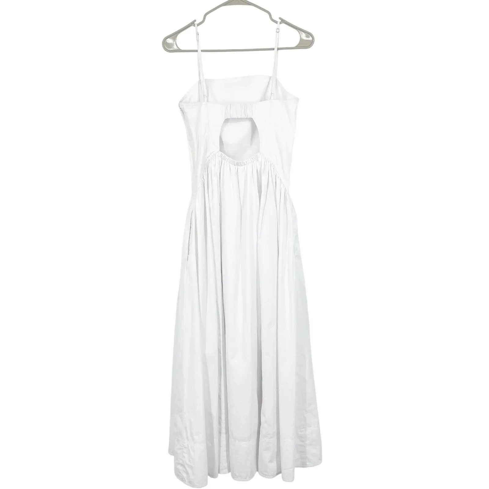 Madewell Poplin Seamed Maxi Dress in White Size 2 NWT Bridal Engagement Wedding - Image 14