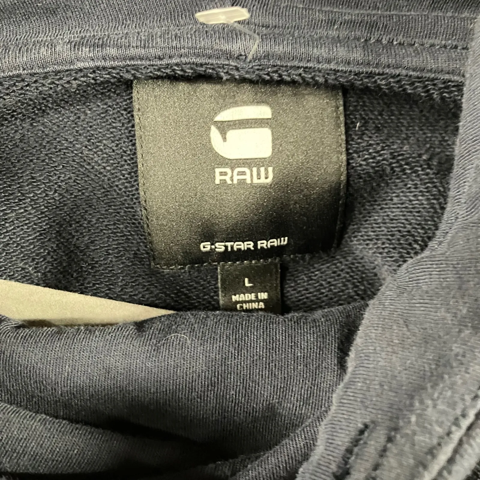 G Star RAW Hooded Sweatshirt Women Large Oversized Adjustable Graphic Pullover - Image 13