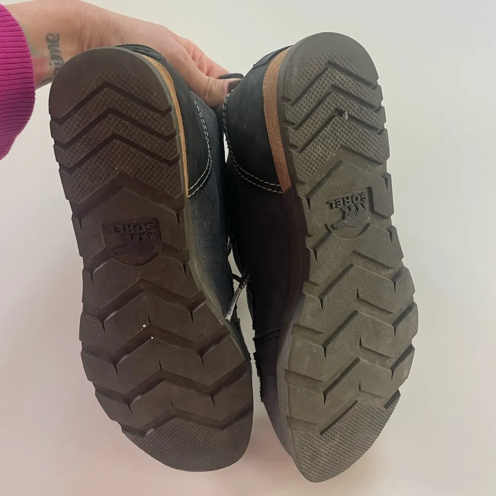 Sorel NL2163-010 MAJOR LACE Short Boot Womens US 9 EU 40 Gray Waterproof Canvas - Image 2