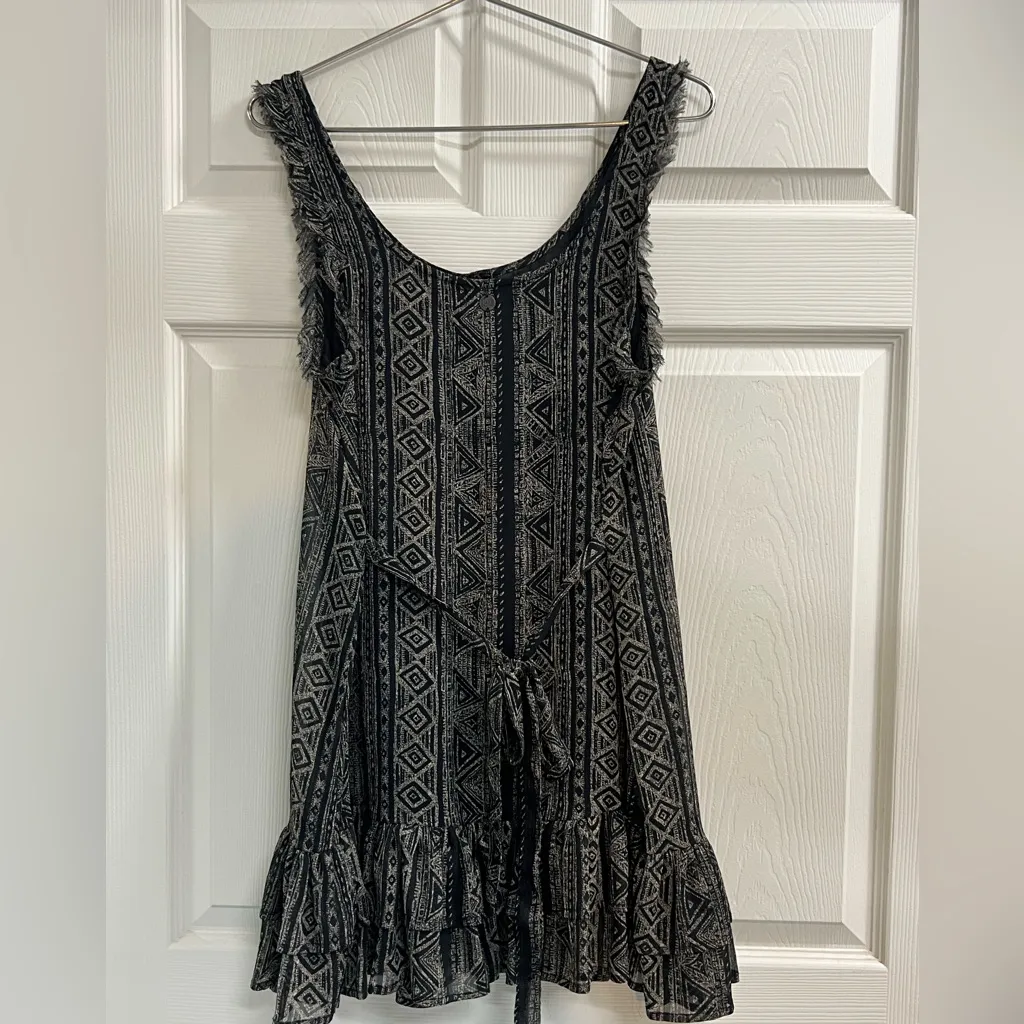Billabong Black and Tan Sun Dress - Size Medium - EUC - Image 2