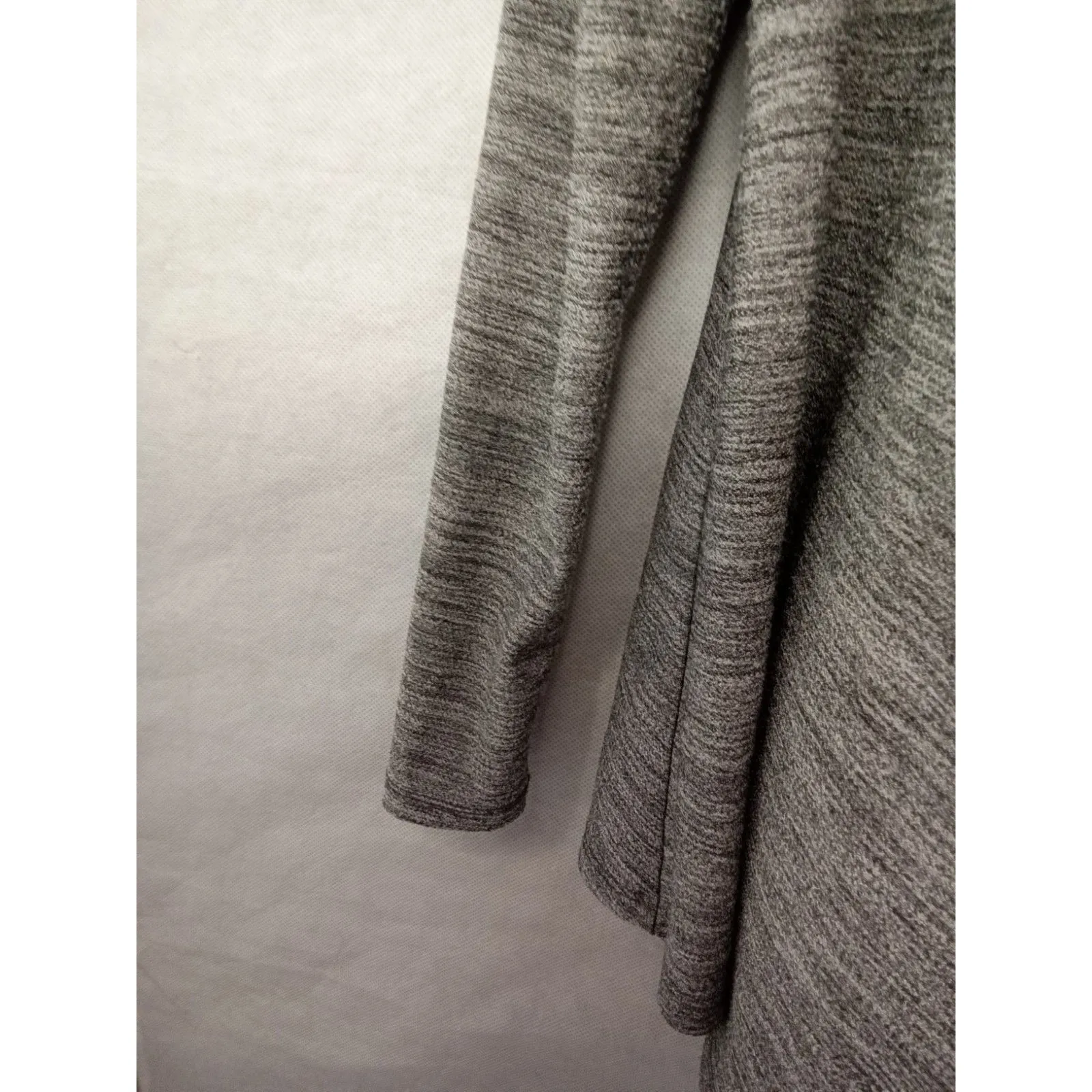 Coldwater Creek Grey Black S(6-8) Cardigan Open Front‎ - Image 3