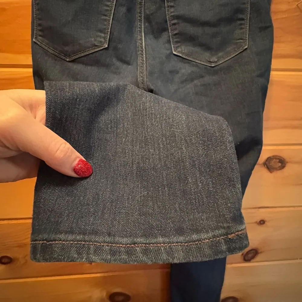 Ann Taylor LOFT womens size 10/30 curvy skinny mid rise denim jeans - Image 8