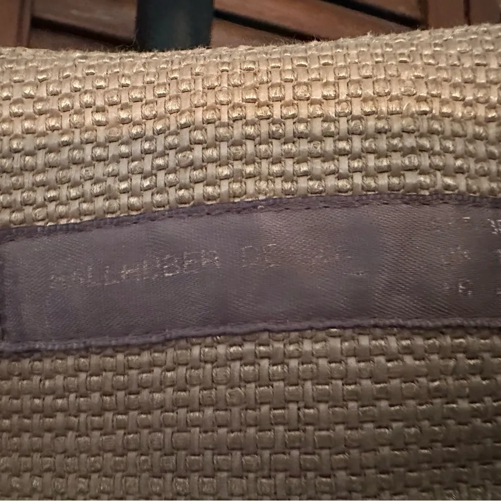 Hallhuber Donna Jacket Crop Blazer Raffia Milk Coffee EUR 38 UK 10 US 6 Tan - Image 2