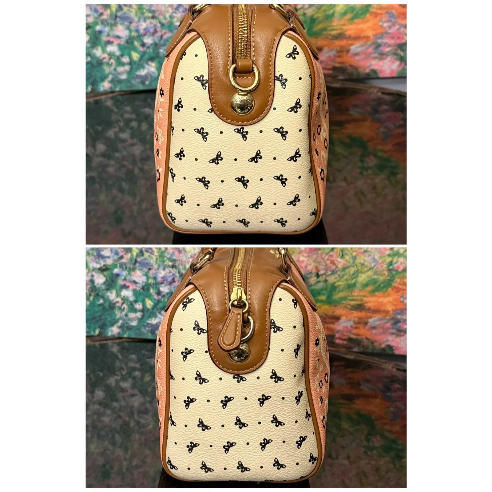 EUC Coach F59328 Mini Bennett Satchel w/ Butterfly Bandana Print - Image 3