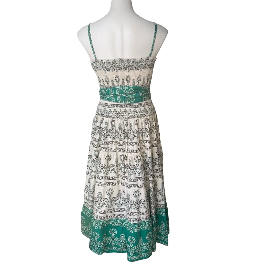 Betsey Johnson Bandana Print Corset Bodice Ruffle Hem Dress, Sz XXL - Image 5