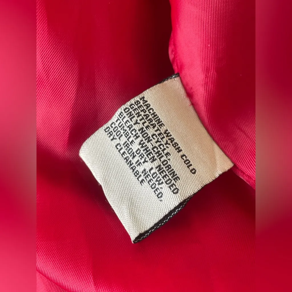 Jones New York Vibrant Red Trench Coat - Image 10